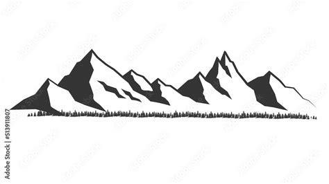 mountain range illustration|free clip art mountain range.